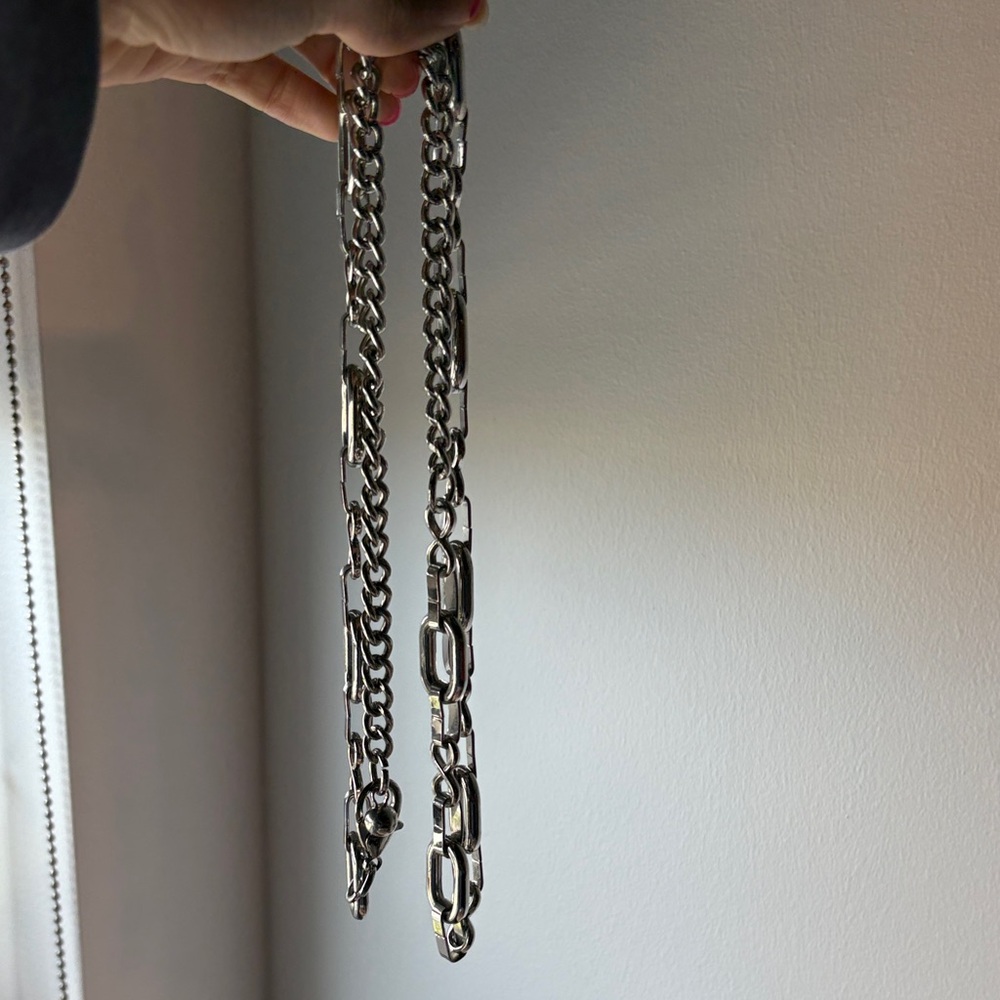 Heavy Silver Chain Belt/Wallet-Purse Convertor